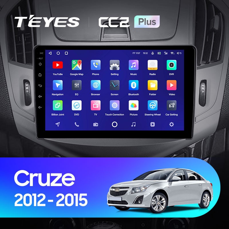 

Штатная магнитола Teyes CC2 Plus 4/64 Chevrolet Cruze J300 J308 (2012-2015), CC2 Plus