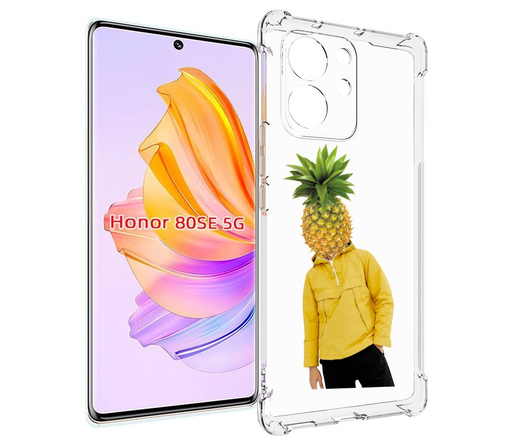 

Чехол MyPads ананасовая-голова для Honor 80 SE, Прозрачный, Tocco