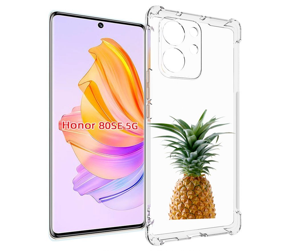 

Чехол MyPads ананас для Honor 80 SE, Прозрачный, Tocco