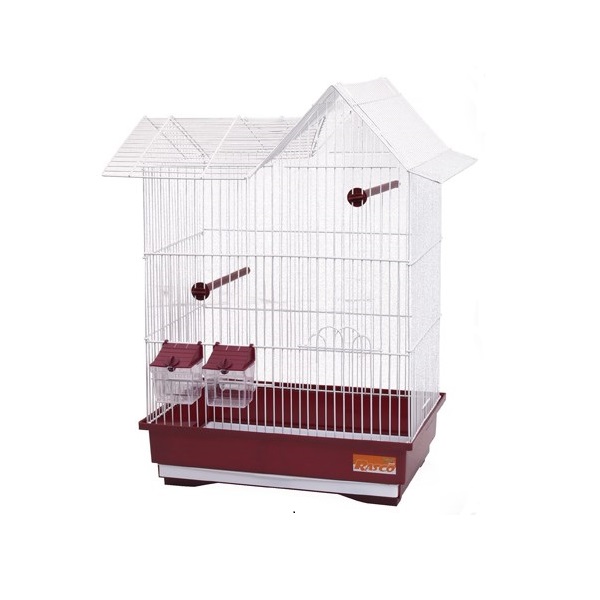 

Клетка для птиц Bird Jewel DOD бело-фиолетовая, 47x30.8x60.5
