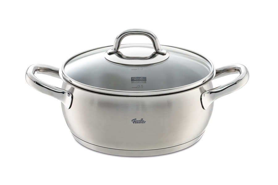 

Кастрюля-сотейник Fissler Valea 20см, 2.7л, сталь, крышка, стекло 3312520_