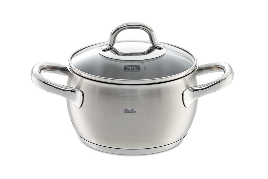 

Кастрюля Fissler Valea 16см 2.0л нержавеющая сталь крышка стекло 3311516_