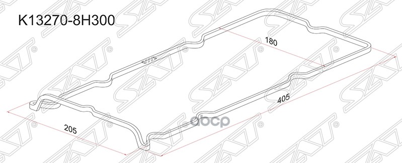 

Прокладка Клапанной Крышки Ns Qr20Dе, Qr25Dе, 00-Y11/Р12/U30/J31/Т30/Z50 SAT k132708h300