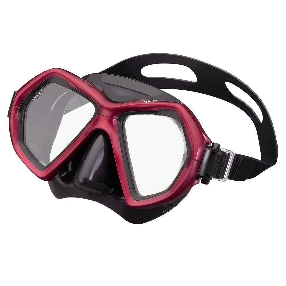 Маска для плавания ReefTourer RM2003 бордовая