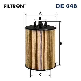 

Фильтр масляный Filtron OE648