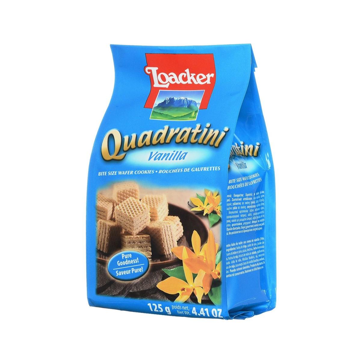

Вафли Loacker Quadratini шоколад 125 г