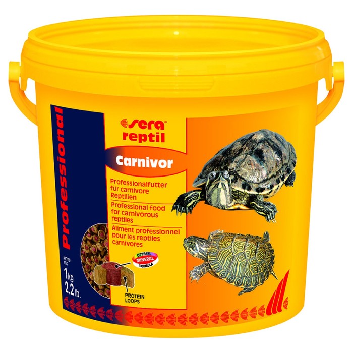 фото Корм sera reptil professional carnivor для рептилий, 3,8 л, 1,12 кг, ведро