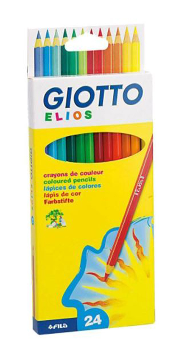 

Карандаши полимерные "Elios", 24 цвета