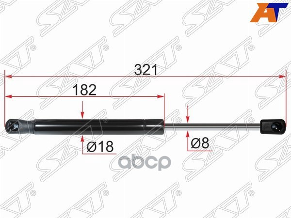 

Амортизатор Крышки Багажника Мiтsuвisнi Lаnсеr Х 07- Sеd SAT st5925a003