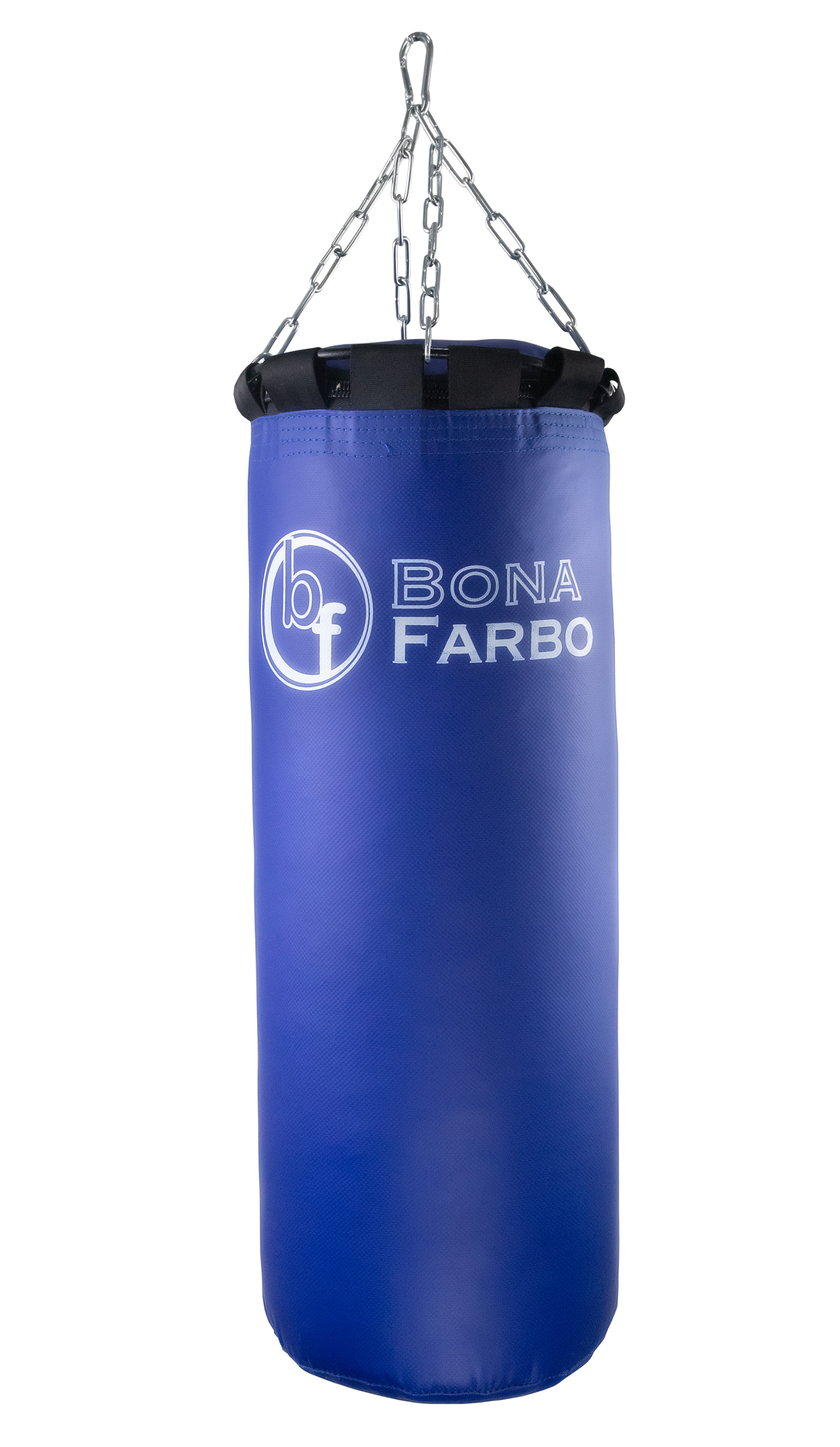 фото Боксерский мешок bf20 кг, кожзам, резиновая крошка, синий. bona farbo