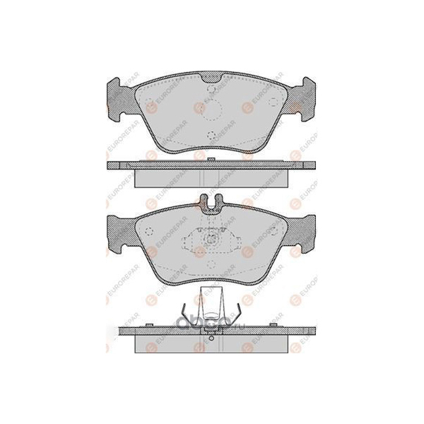 

Колодки тормозные MERCEDES W210/W202/C208 2.0-2.8 передние () 1шт EUROREPAR 1617254580