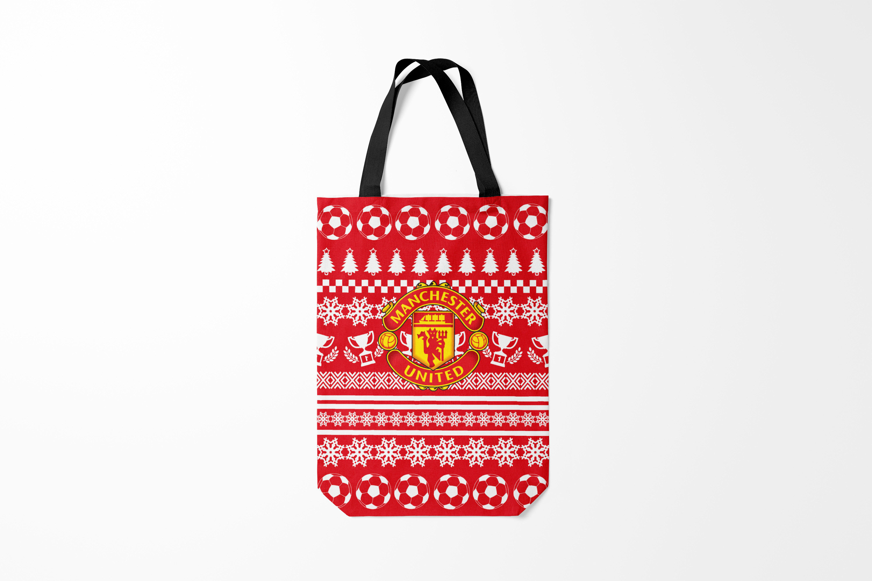 

Сумка шoппер унисекс Burnettie Manchester United F.C.M.U 2018 Новогодний, красный, Manchester United F.C.M.U 2018 Новогодний