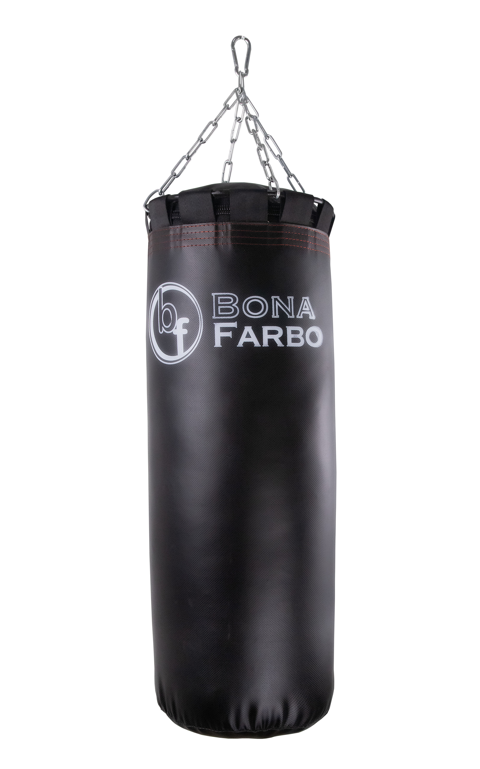 фото Боксерский мешок bf 20 кг, пвх, прорезиненный текстиль, черный. bona farbo