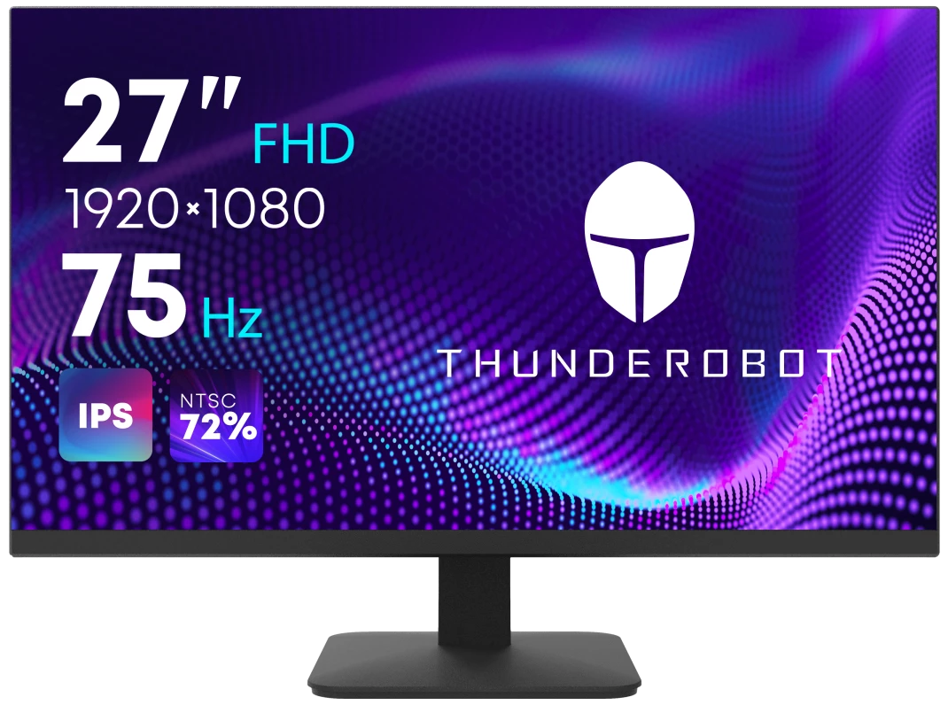 

27" Монитор Thunderobot DF27F75 черный 75Hz 1920x1080 IPS, DF27F75