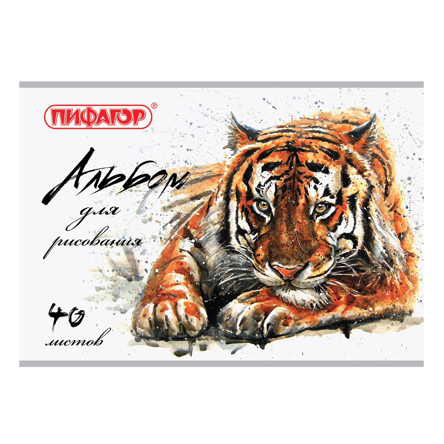 

Альбом для рисования А4 40 л. Пифагор 205х290 мм, Дикая природа (1 вид), 105086, 14 шт