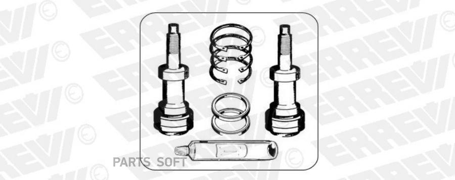 Ремкомплект Осей Опоры Кабины Errevi 711799