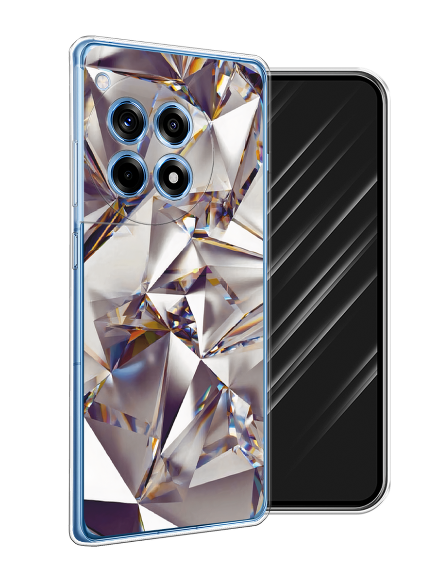 

Чехол Awog на OnePlus Ace 3 "Бриллианты", Серебристый;бежевый, 154550-1