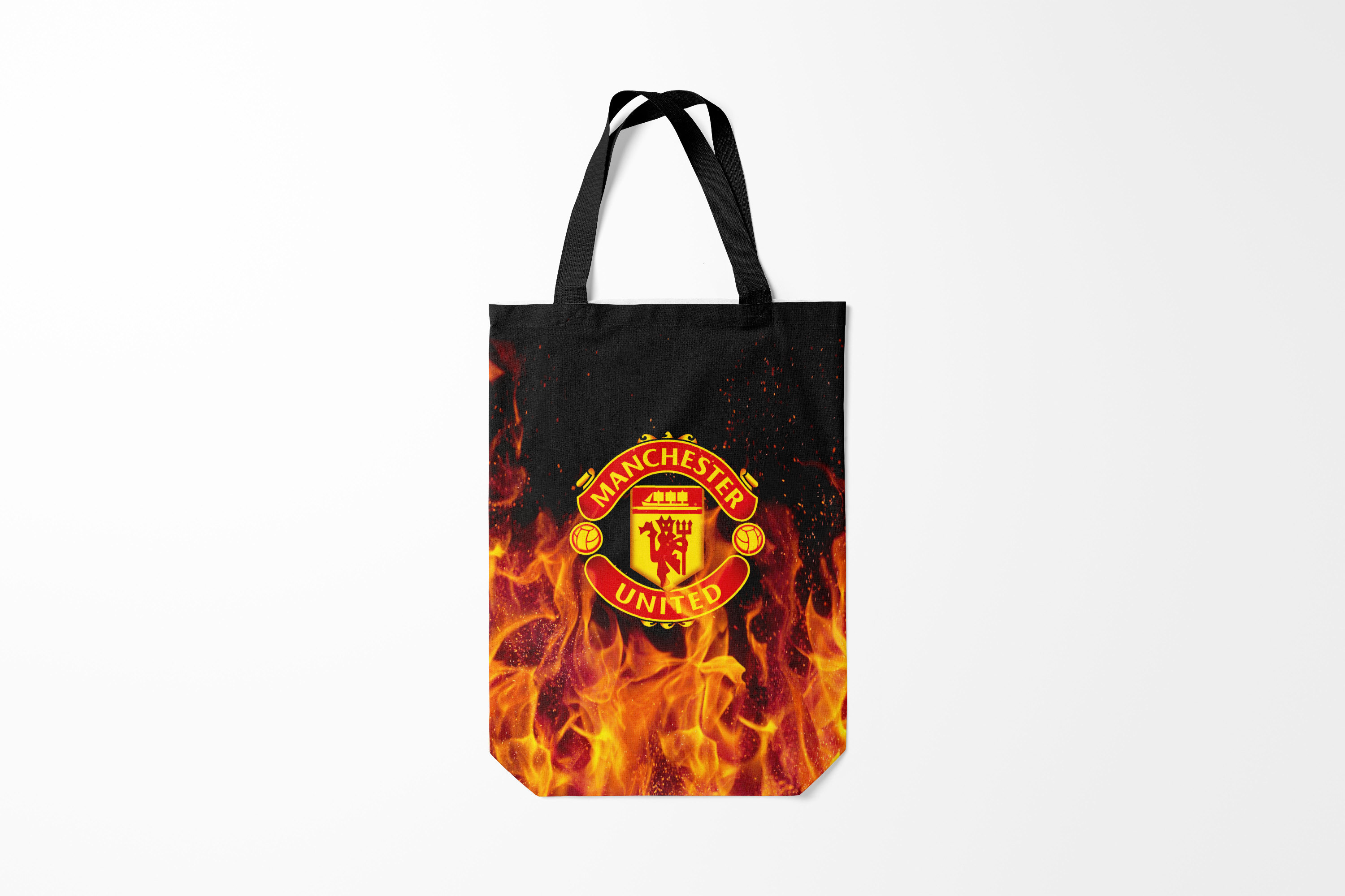 

Сумка шoппер унисекс Burnettie Manchester United FC, черный, Manchester United FC