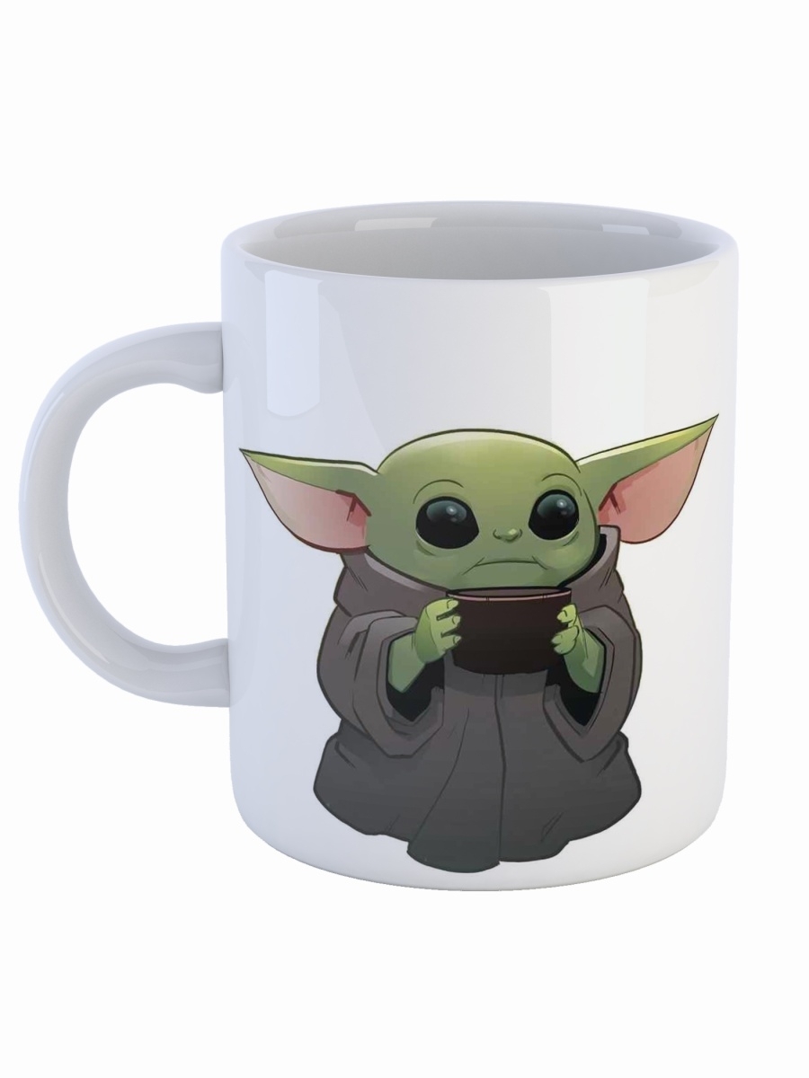 фото Кружка сувенирshop персонаж "малыш йода / звездные войны / baby yoda" 330 мл cu-trby1-w/s