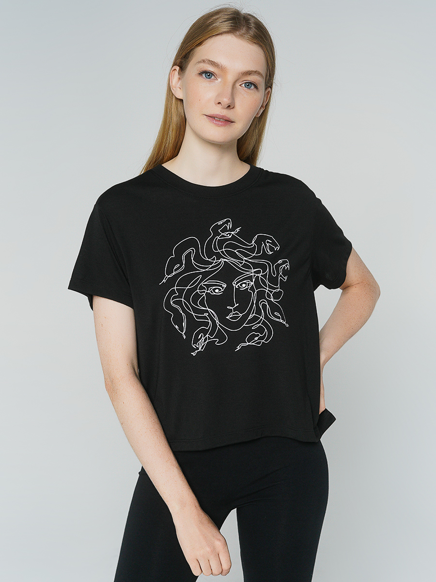 

Футболка женская ТВОЕ 79961 черная XL, 79961