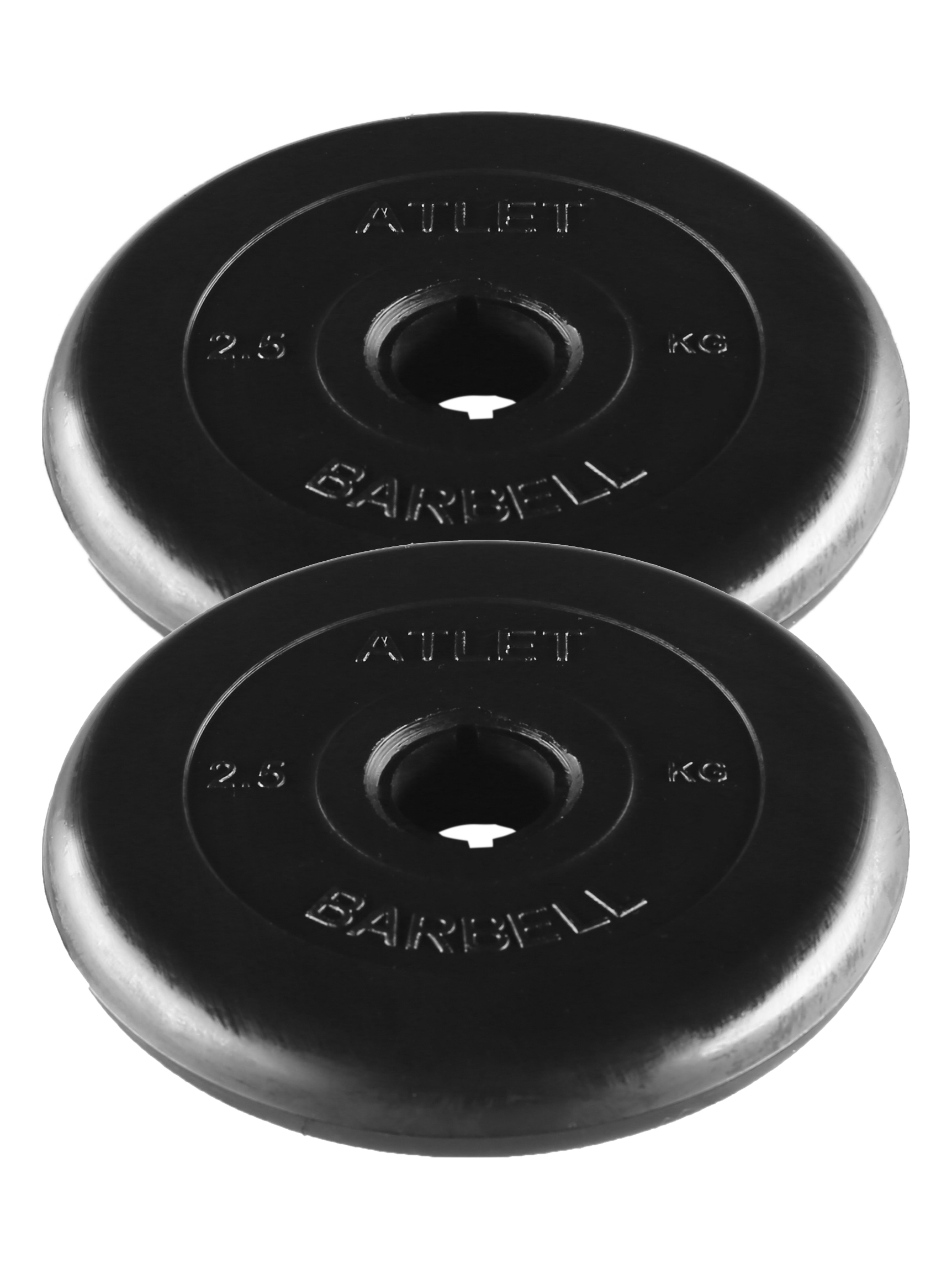 

Диск для штанги MB Barbell Atlet 2 шт. 2,5 кг, 31 мм черный, Atlet 2 шт.