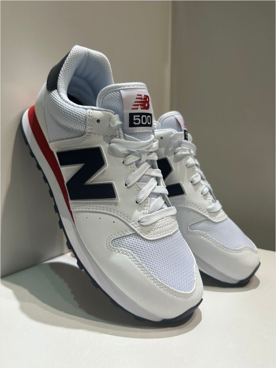 

Кроссовки мужские New Balance 500 белые 44.5 EU, Белый, 500