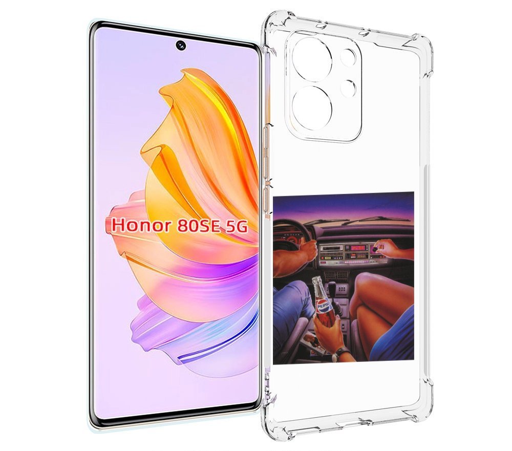 

Чехол MyPads американская машина салон для Honor 80 SE, Прозрачный, Tocco