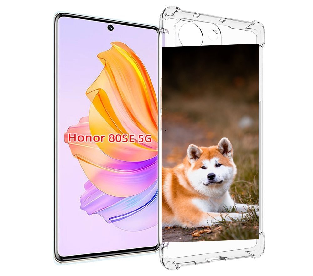 

Чехол MyPads акита ину для Honor 80 SE, Прозрачный, Tocco
