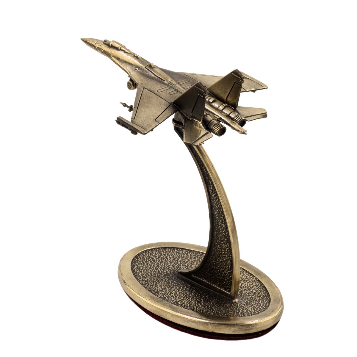 

Самолет Пятигорская Бронза Су-27 1/225 на подставке 11822, Бронзовый