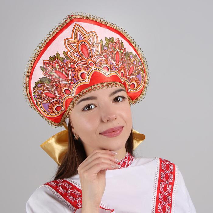 

Кокошник Валенсия, Красный