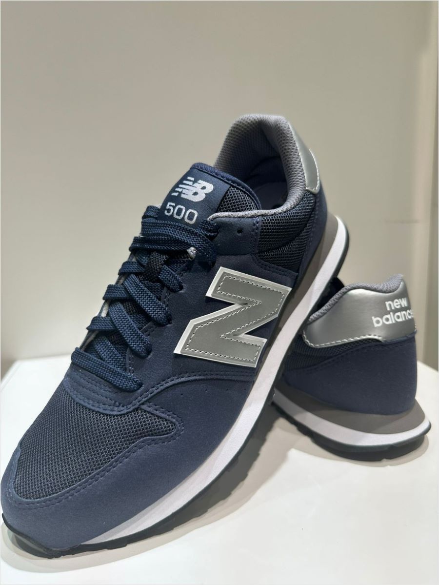 

Кроссовки мужские New Balance 500 синие 46.5 EU, Синий, 500