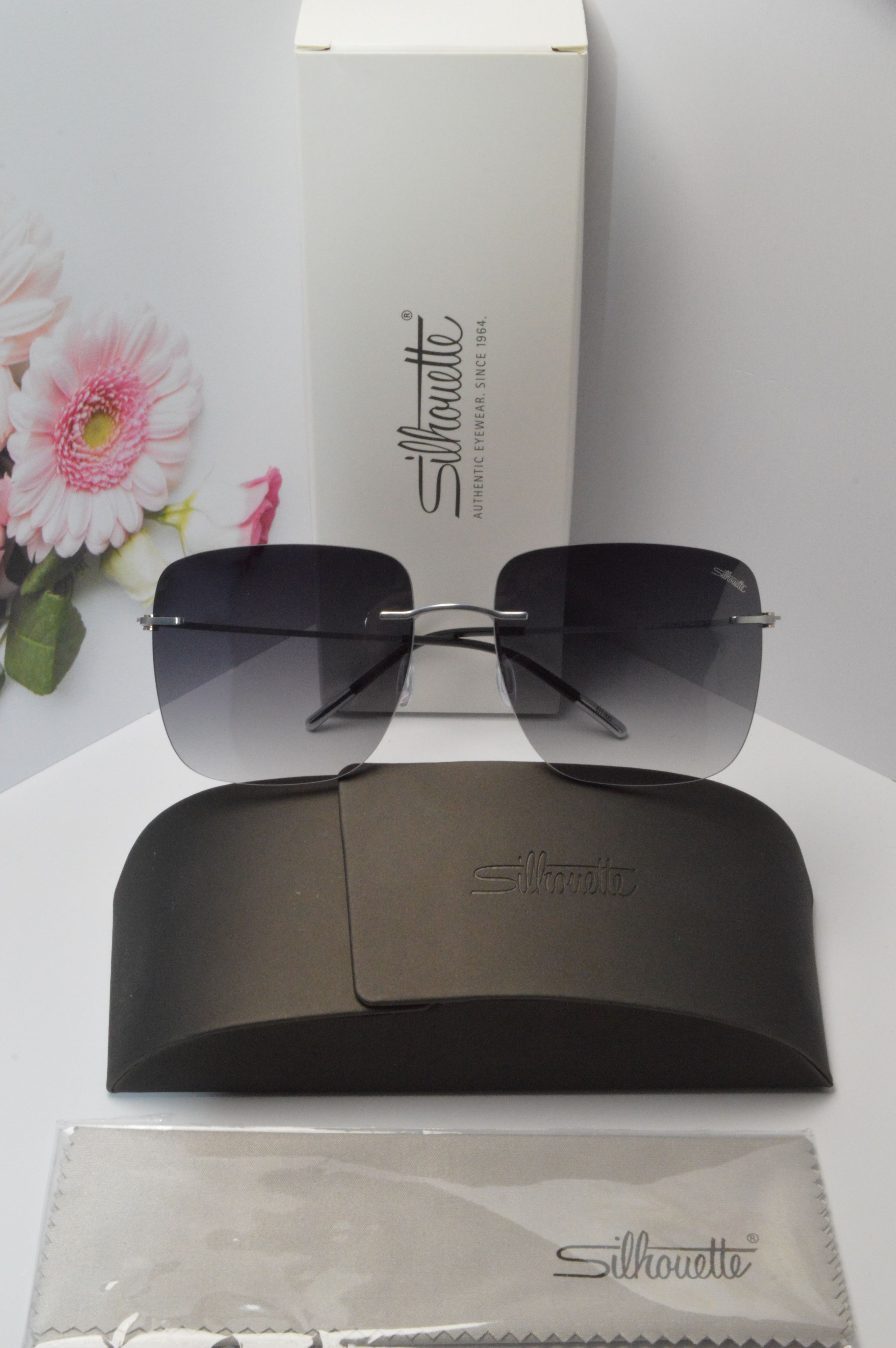 

Солнцезащитные очки унисекс Silhouette OL-SZO-Silhouette-8718-C4 черные, OL-SZO-Silhouette-8718-C4