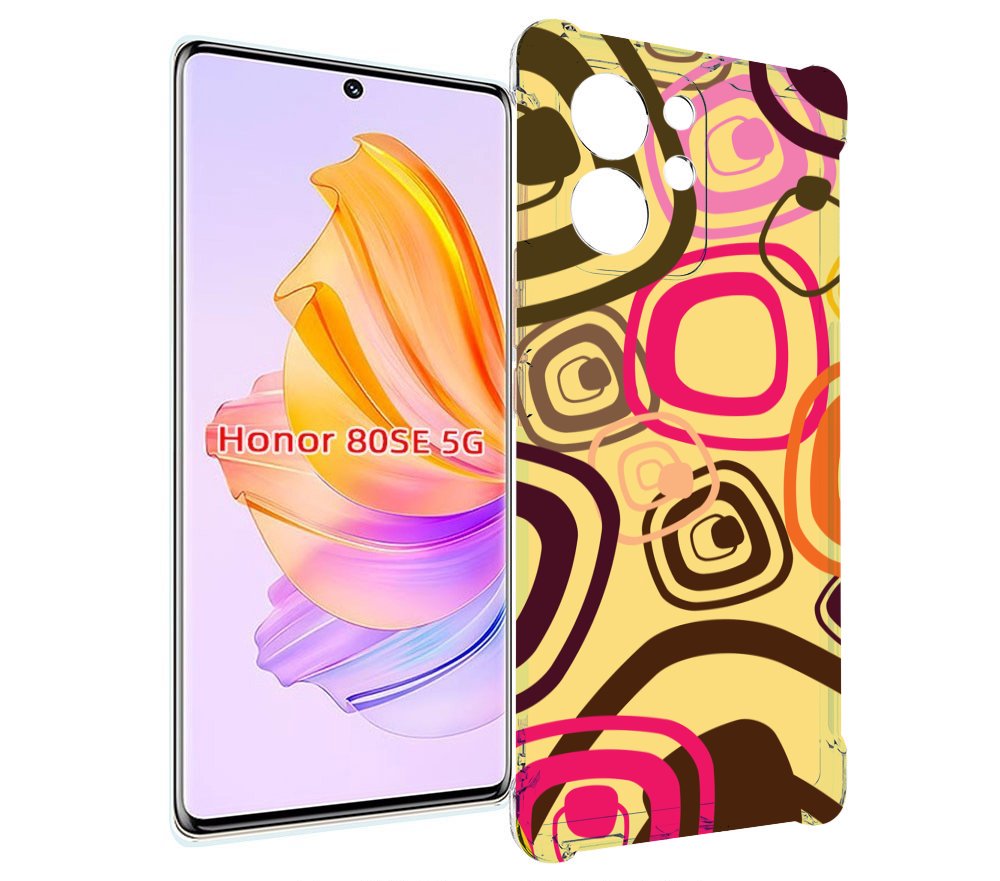 

Чехол MyPads абстракция-на-желтом-фоне для Honor 80 SE, Прозрачный, Tocco