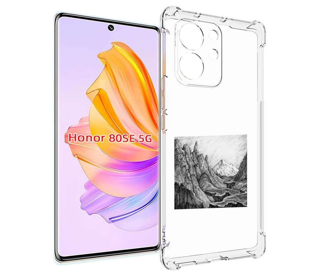 

Чехол MyPads Ямакаса Мияги и Энди Панда для Honor 80 SE, Прозрачный, Tocco