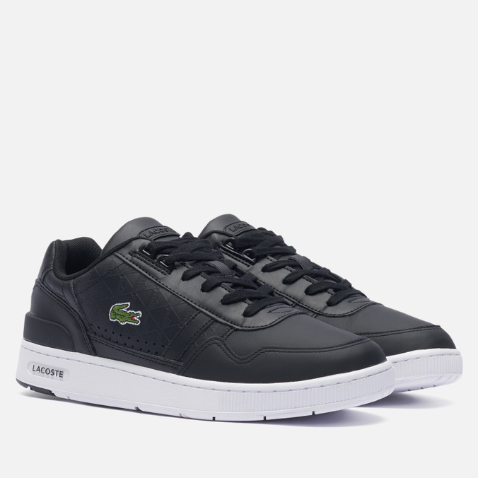 

Кроссовки мужские Lacoste T-Clip Leather черные 41 EU, T-Clip Leather