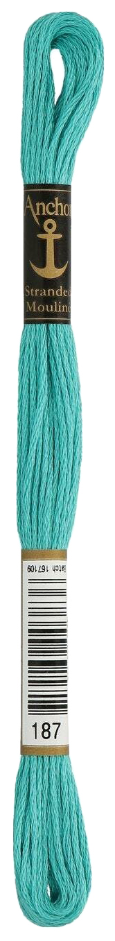 

Нитки мулине Anchor Stranded Cotton 4635000-00187 8 м голубой, Разноцветный