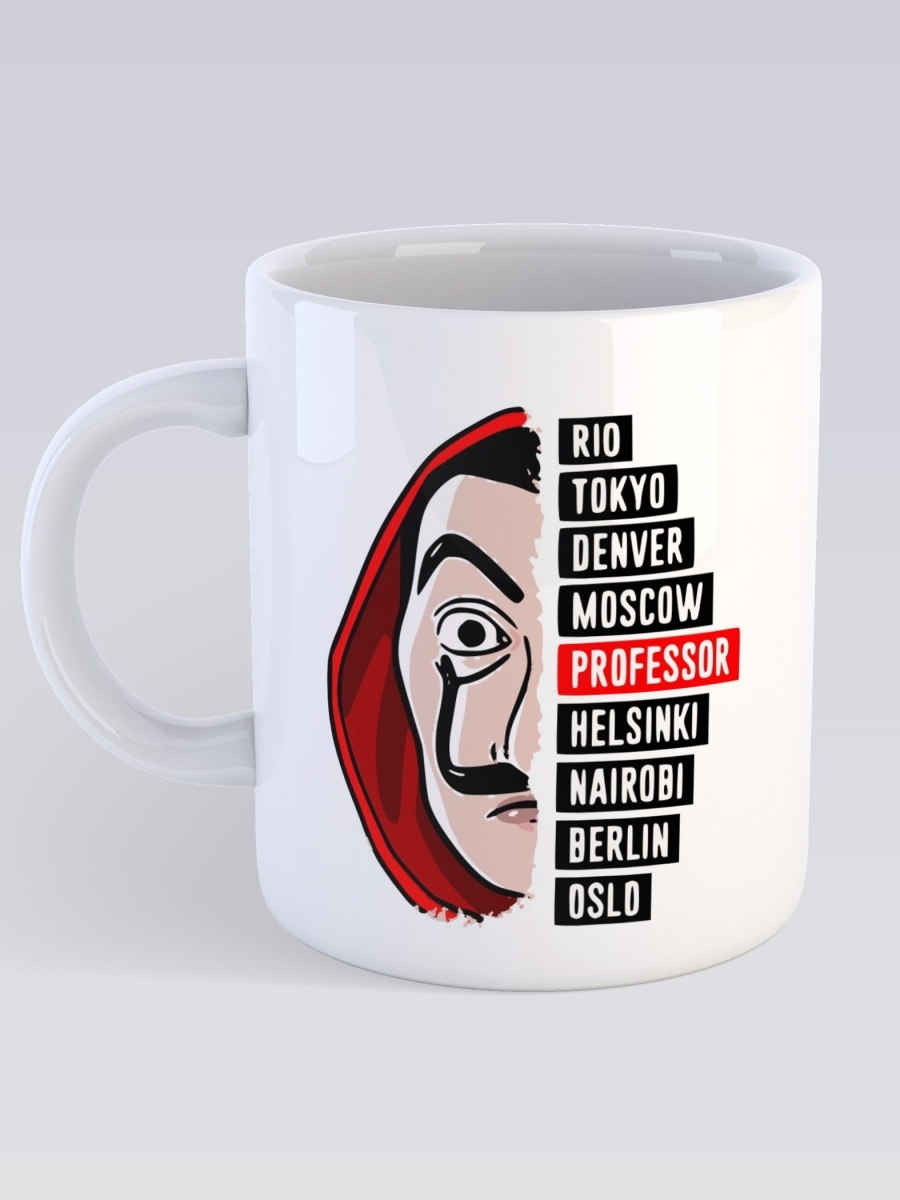 фото Кружка сувенирshop сериал "бумажный дом / la casa de papel" 330 мл cu-srbd7-w/s