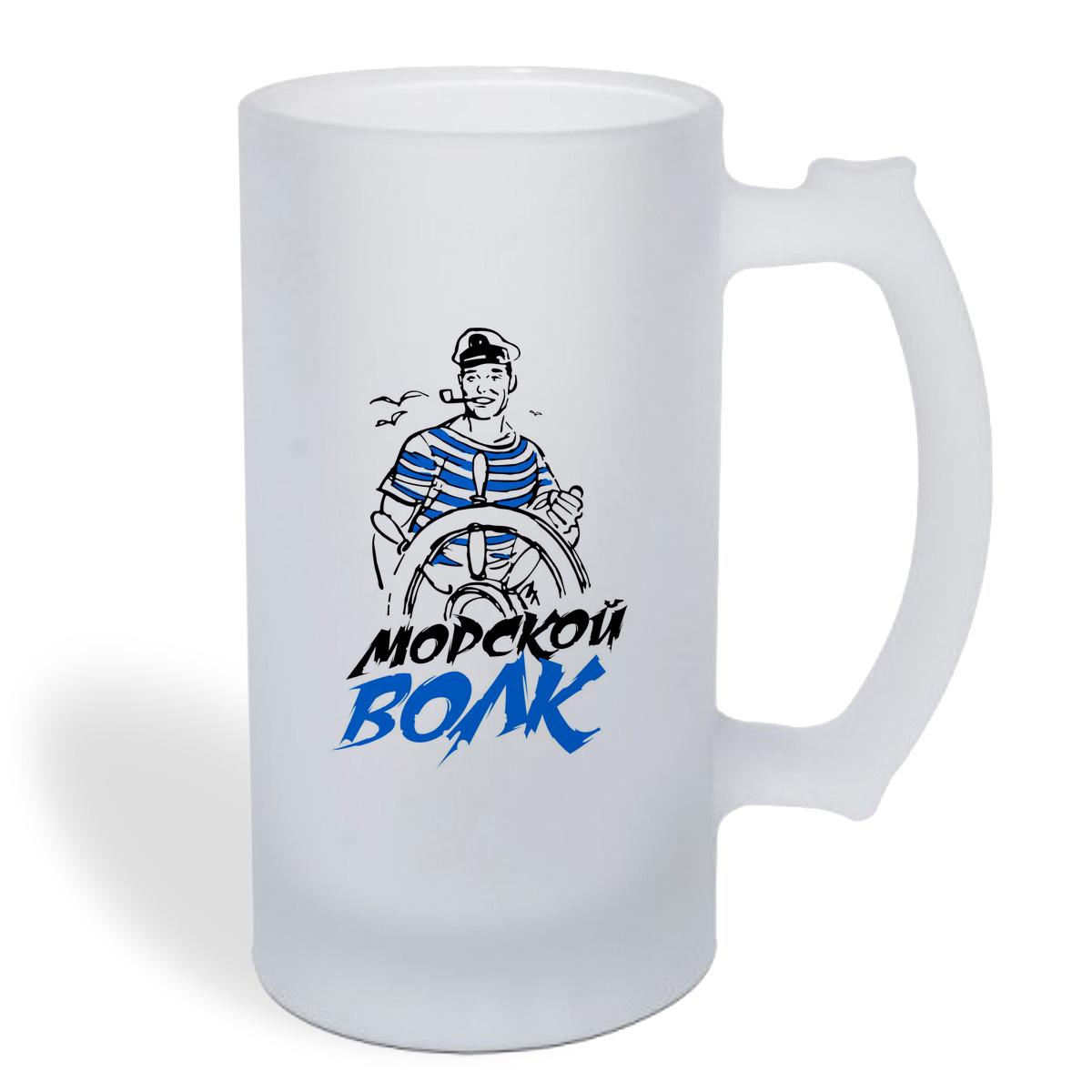 

Кружка пивная CoolPodarok Морской волк 2