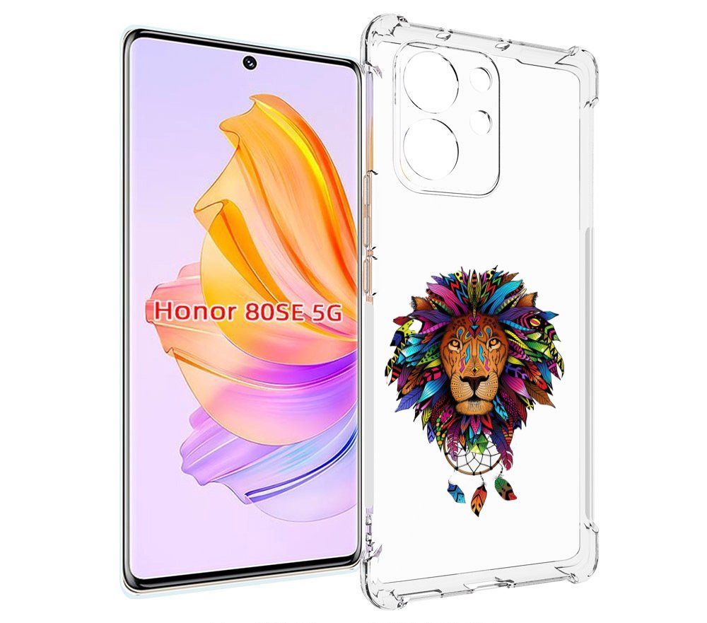 

Чехол MyPads Тотемный Лев для Honor 80 SE, Прозрачный, Tocco