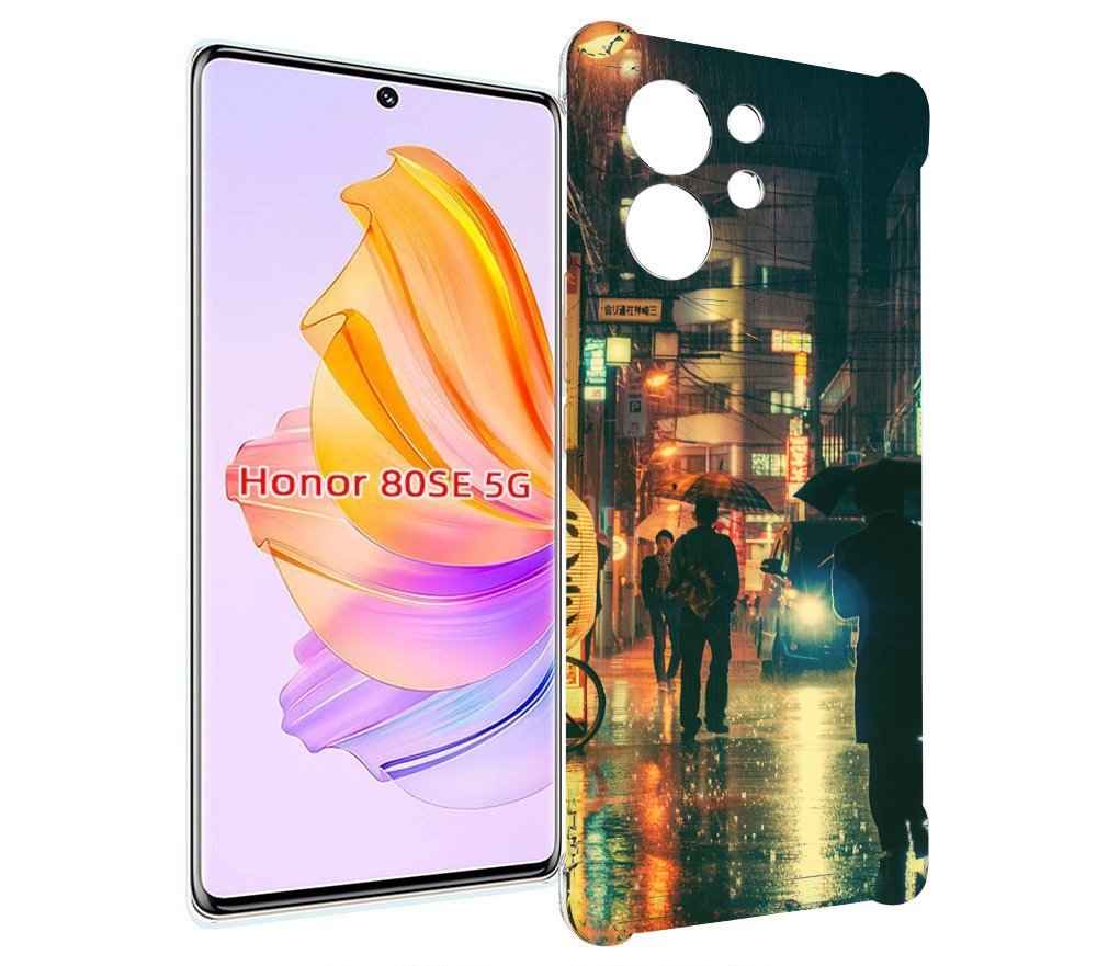 

Чехол MyPads Токио-сеул для Honor 80 SE, Прозрачный, Tocco