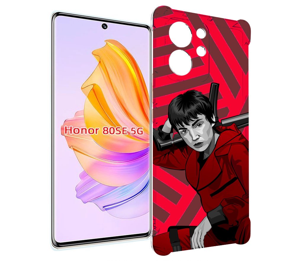 

Чехол MyPads Токио-бумажный-дом для Honor 80 SE, Прозрачный, Tocco