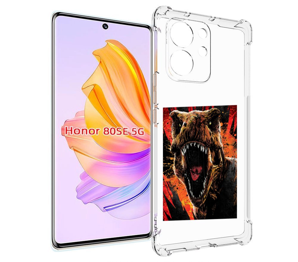 

Чехол MyPads Тиранозавр для Honor 80 SE, Прозрачный, Tocco