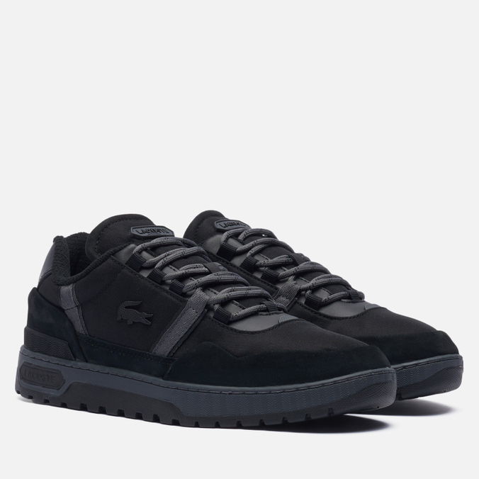 

Кроссовки мужские Lacoste T-Clip Winter Textile/Leather черные 44.5 EU, T-Clip Winter Textile/Leather