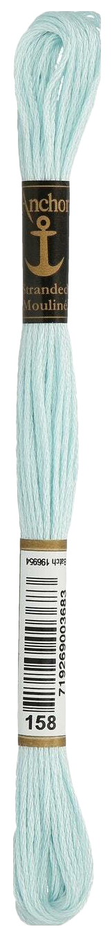 

Нитки мулине Anchor Stranded Cotton 4635000-00158 8 м голубой, Разноцветный