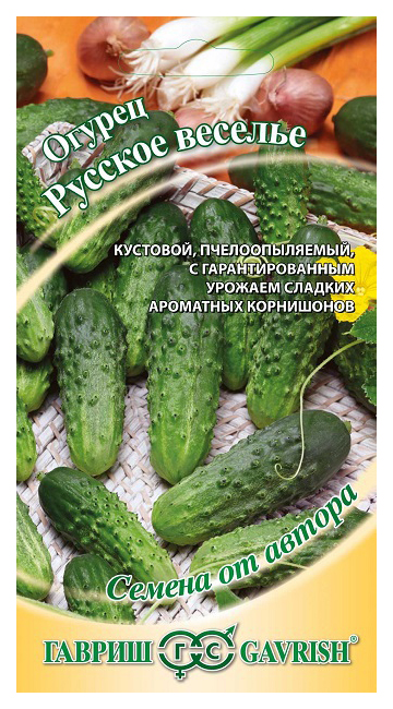 

Семена огурец Гавриш Русское веселье 15233 1 уп.