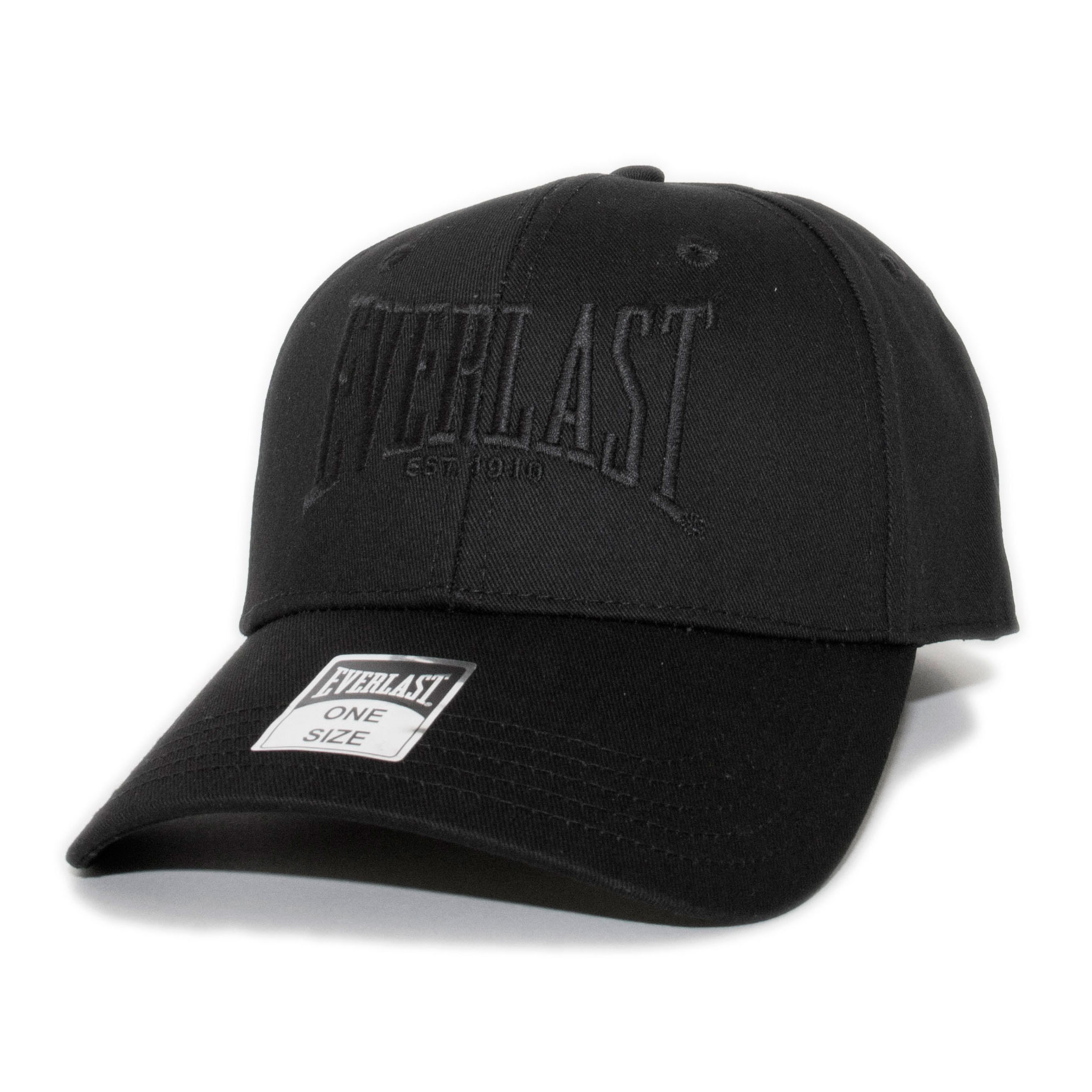 Бейсболка мужская Everlast RE007 BK/BK black/black, one size