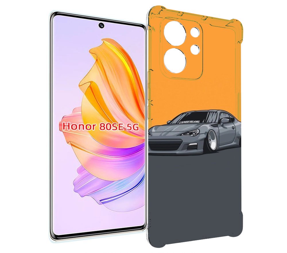 

Чехол MyPads Спорт-кар для Honor 80 SE, Прозрачный, Tocco
