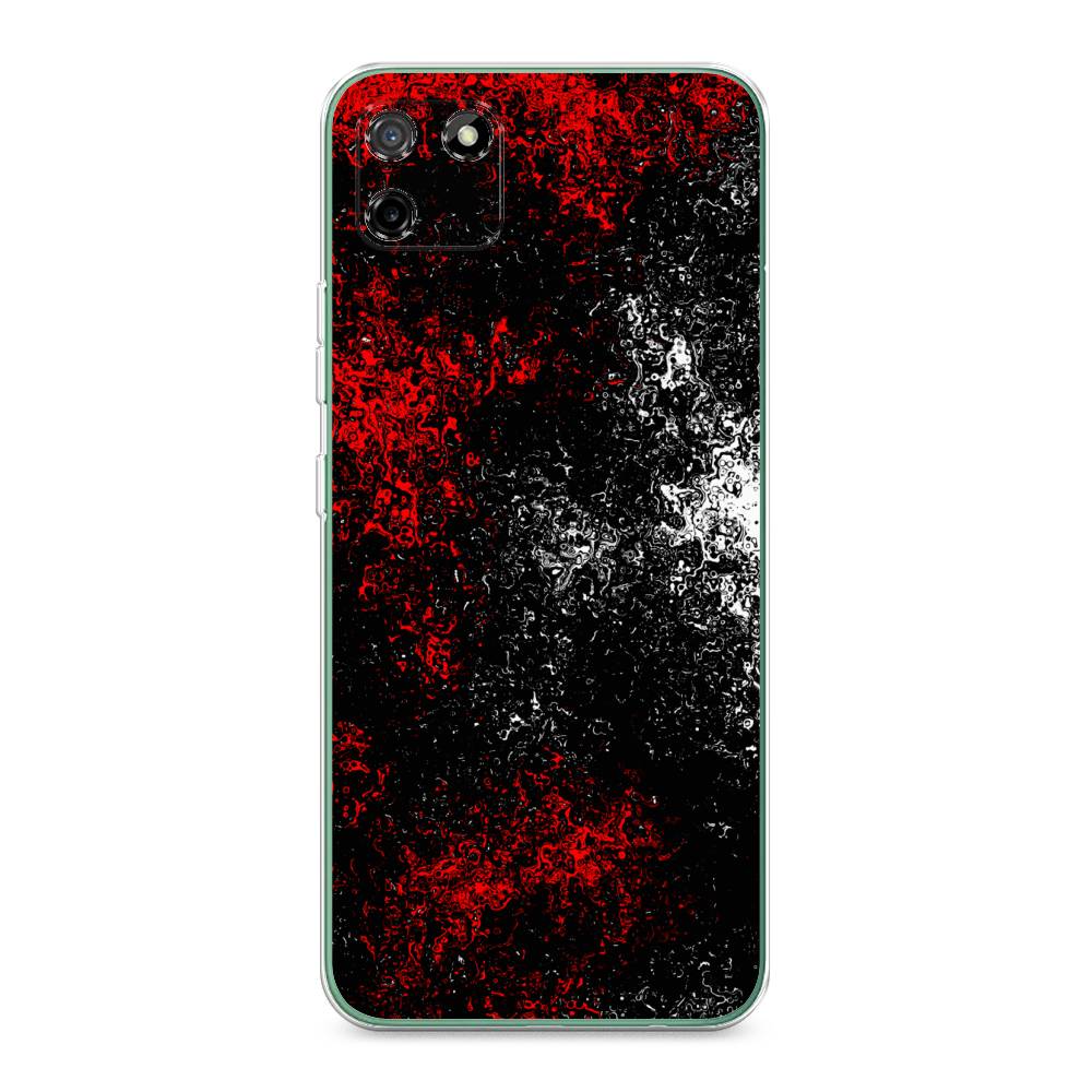 

Чехол на Realme C11 2020 "Монотипия", Красный;черный;белый, 253850-3