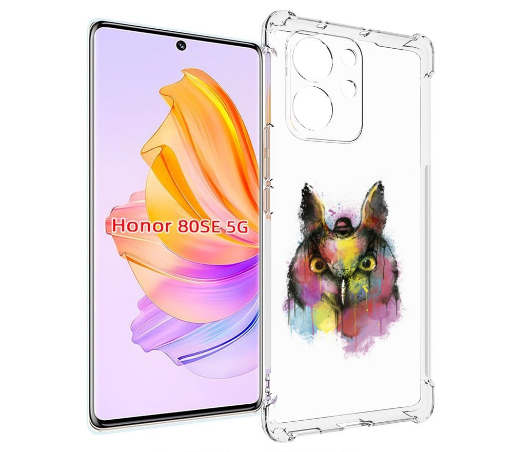 

Чехол MyPads Сова 2 для Honor 80 SE, Прозрачный, Tocco