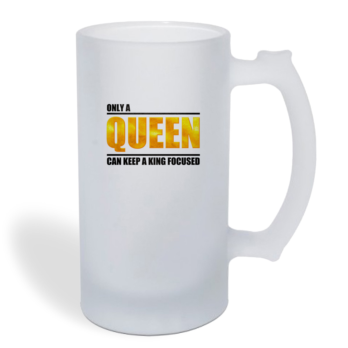 

Кружка пивная CoolPodarok only QUEEN